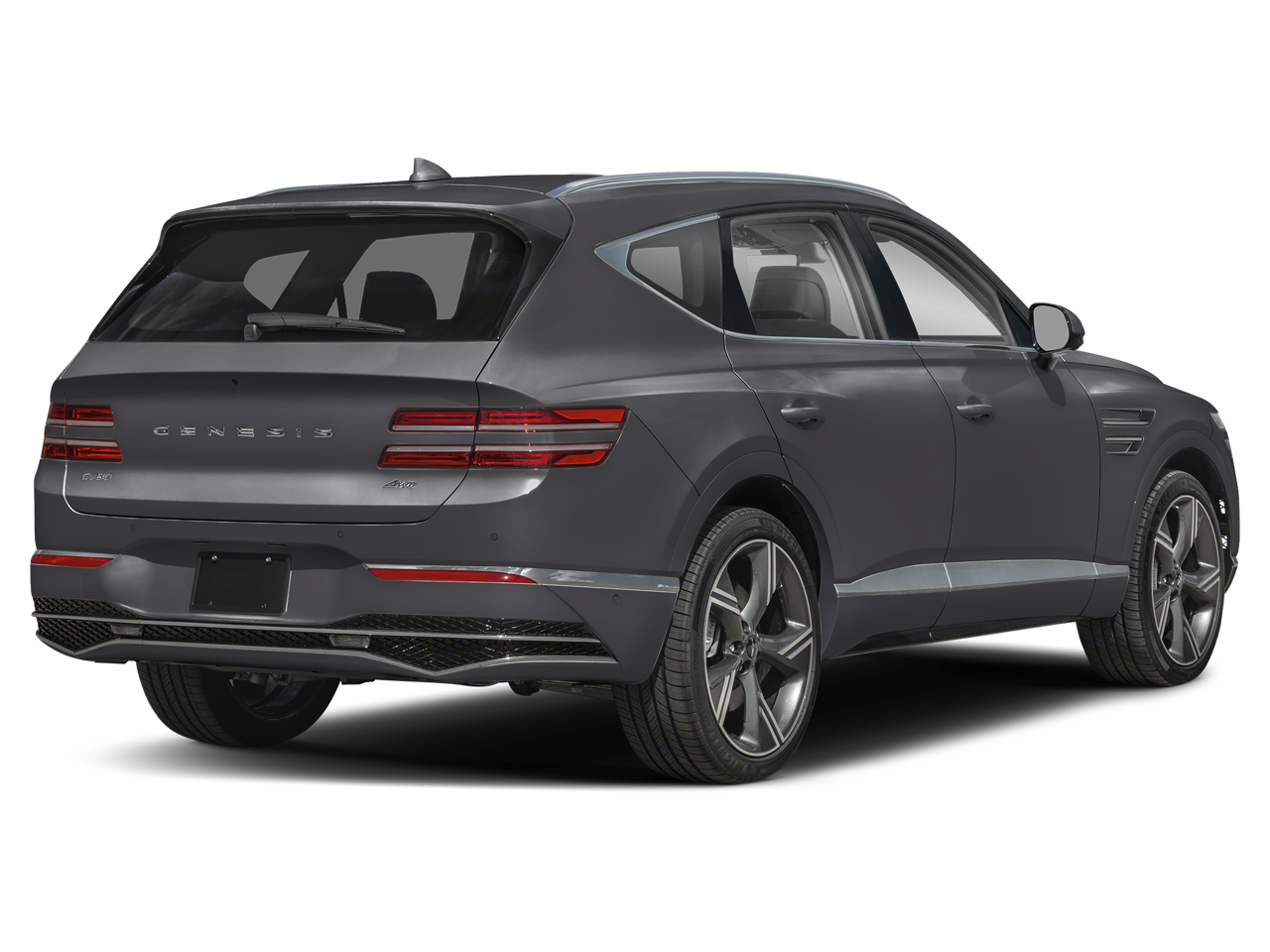 2026 Genesis GV80 — rear three-quarter view
