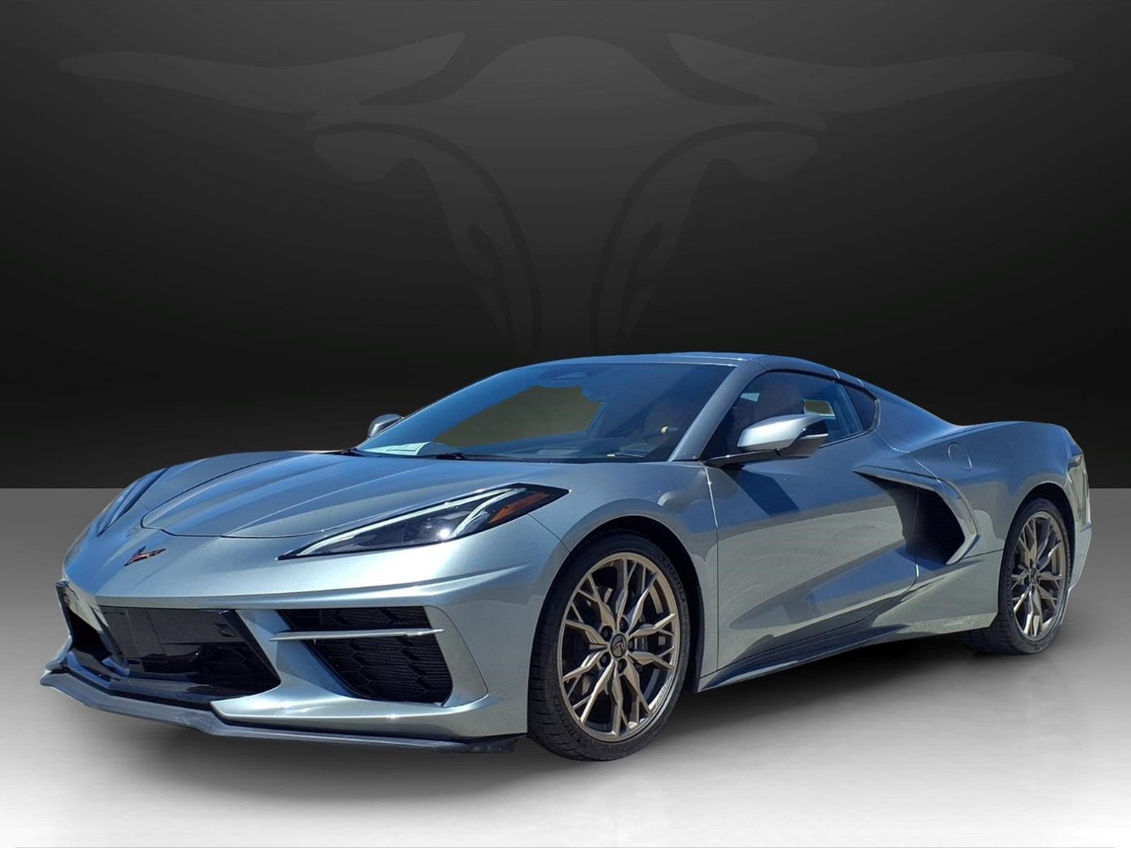 2024 Chevrolet Corvette PREF in Hypersonic Gray Metallic — front three-quarter view