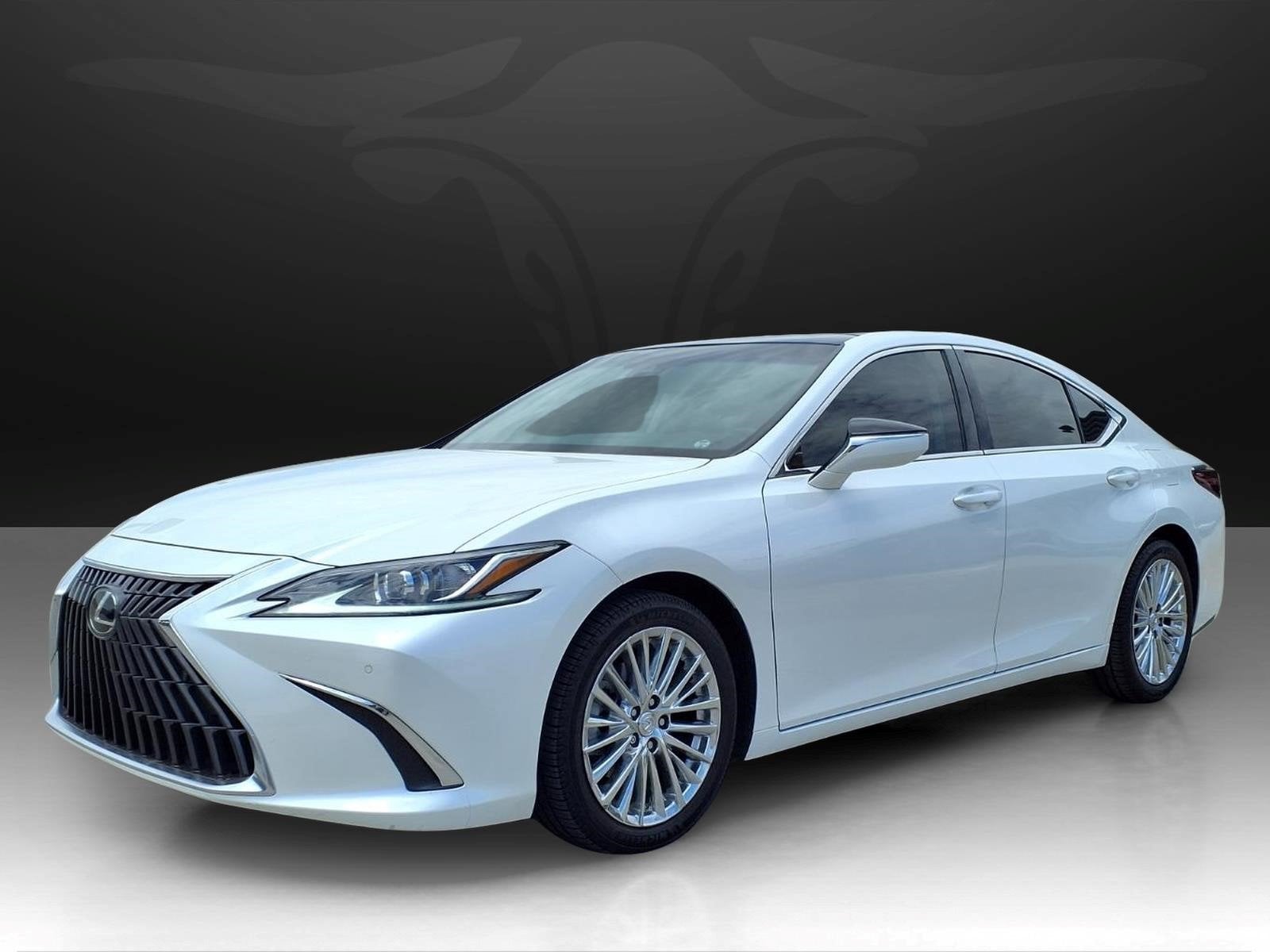 2022 Lexus ES BASE in White — front three-quarter view