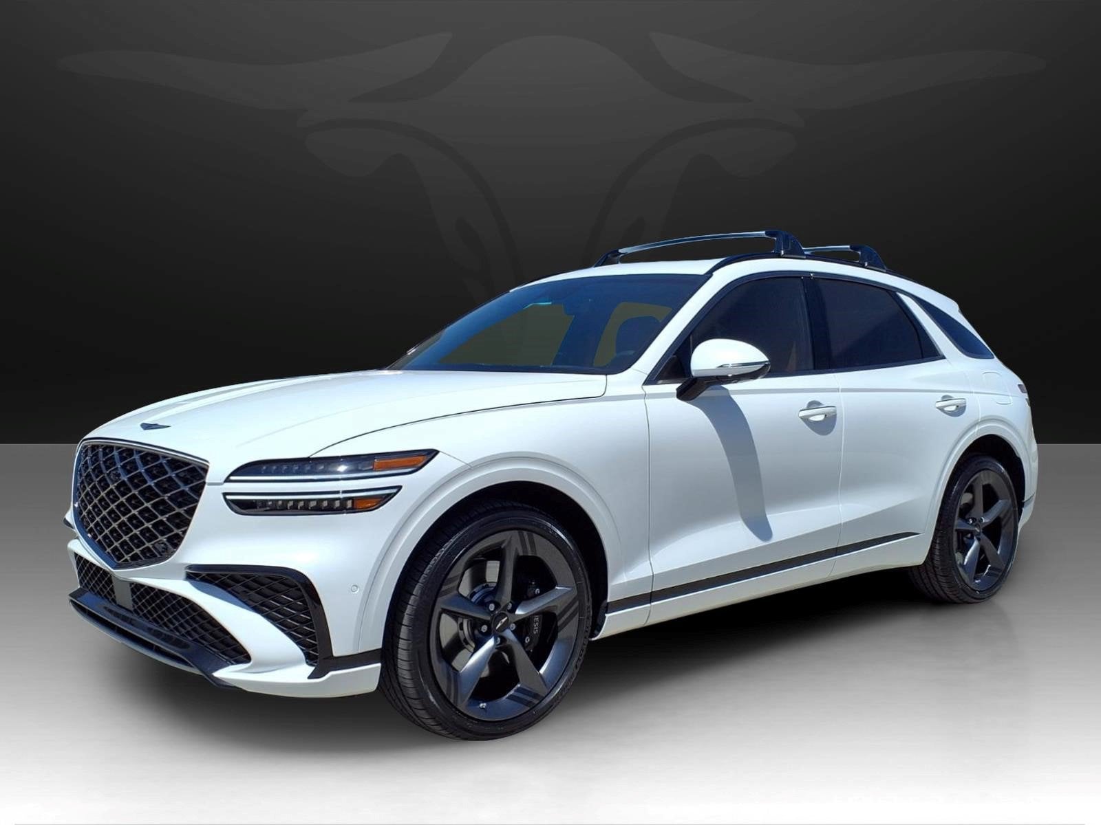 2026 Genesis GV70 3.5T Sport Prestige in Uyuni White — front three-quarter view