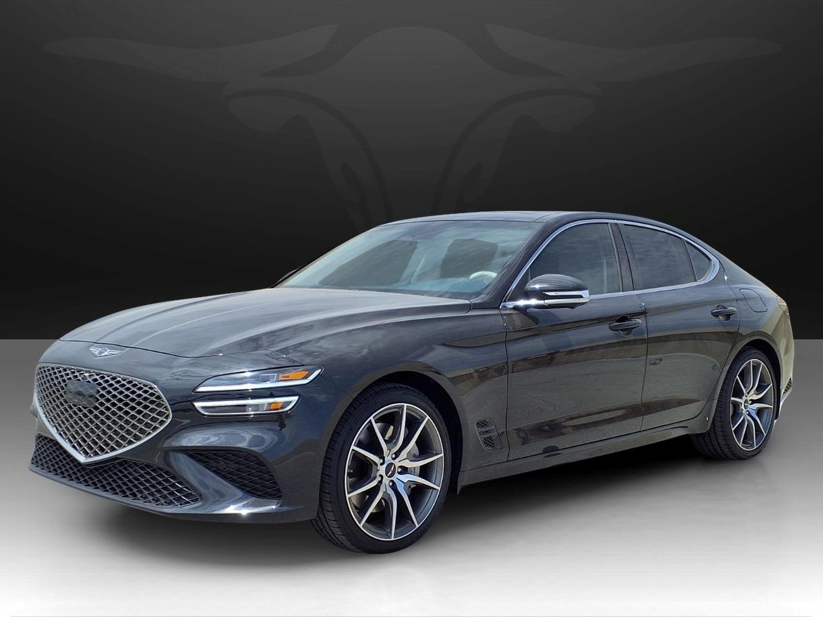 2026 Genesis G70 2.5T Prestige in Vik Black — front three-quarter view