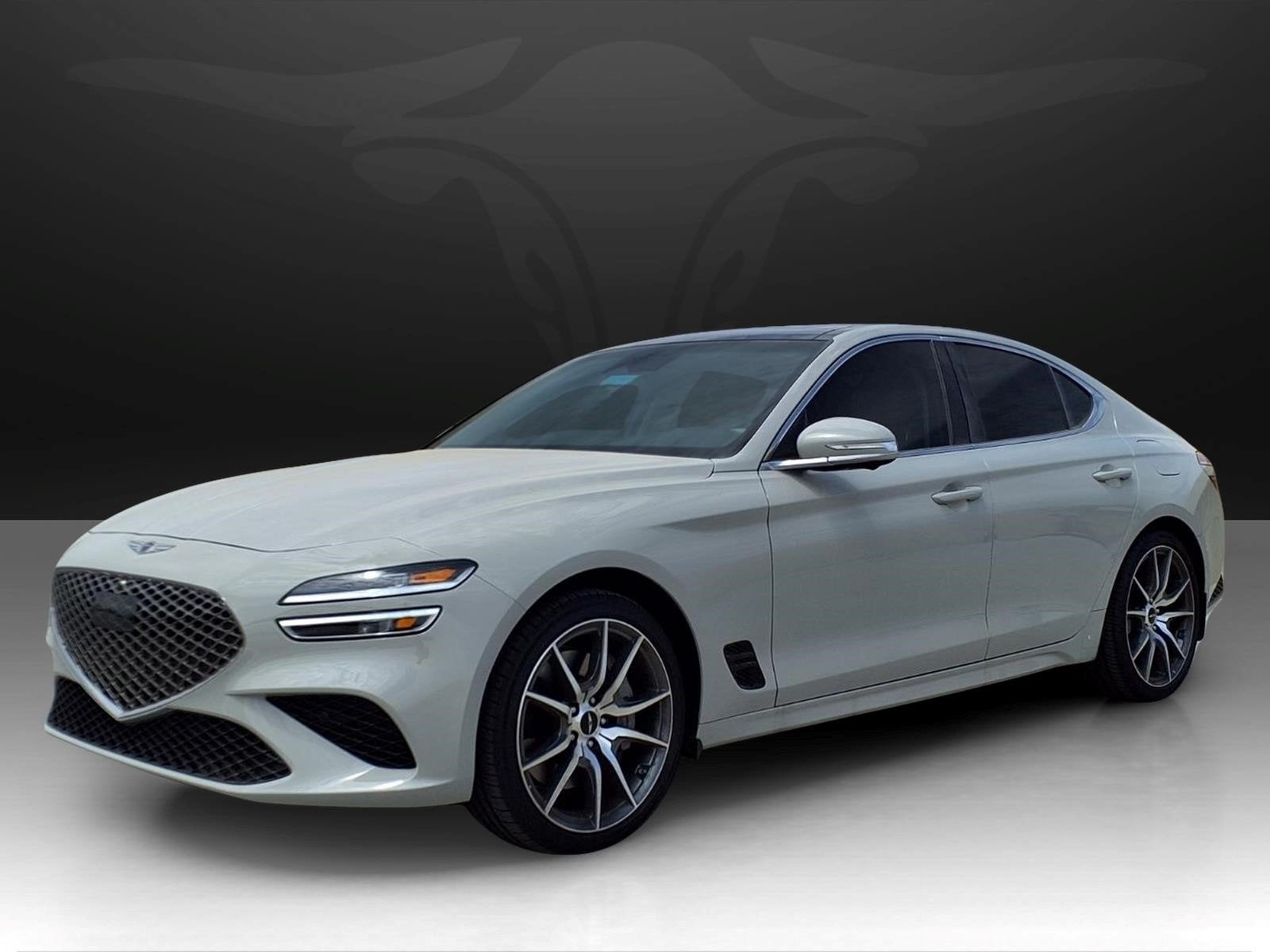 2026 Genesis G70 2.5T Prestige in Vatna Gray — front three-quarter view